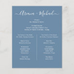 Dusty Blue and White elegant Simple bridal party  Flyer<br><div class="desc">Celebrate Your Beloved Bridal Party with our Custom Minimal Dusty Blue White Simple Bridal Party Card: A Chic and Timeless Tribute to Your Treasured Companions. Introducing our exquisite Custom Minimalist Dusty Blue White Simple Bridal Party Card – a fusion of elegance and simplicity that pays homage to the cherished individuals...</div>