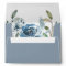 Dusty Blue Botanical Personalized Return Address
