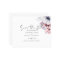 Dusty Blue Coral Floral Wedding Save Date Budget