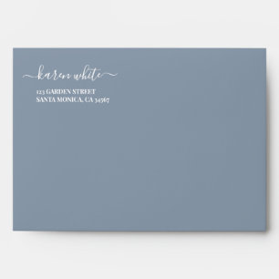 Dusty Blue Envelope