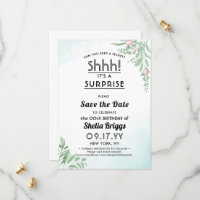 Dusty Blue Eucalyptus 40th Birthday