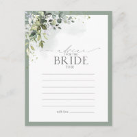Dusty Blue Eucalyptus Floral Advice To The Bride