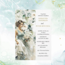 Dusty Blue Eucalyptus Gr invitation à thème mariag