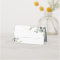 Dusty Blue Eucalyptus Greenery Folded Place Card
