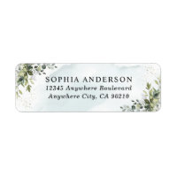 Dusty Blue Eucalyptus Greenery Mariage succulent
