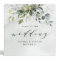 Dusty Blue Eucalyptus Greenery Wedding Photo Album