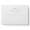 Dusty Blue Floral Wedding Envelope