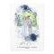 Dusty Blue Floral Wedding Thank You Photo