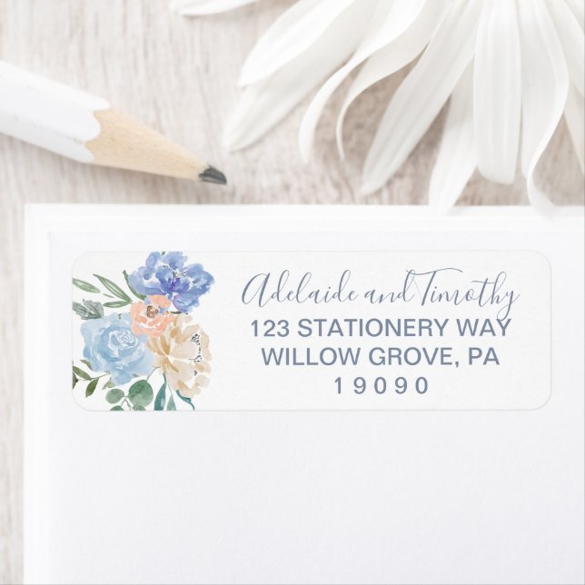 Dusty Blue Florals Wedding (Insitu)
