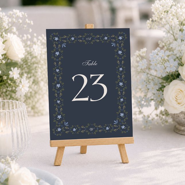 Dusty Blue Folk Table Numbers 1–29 (Creator Uploaded)
