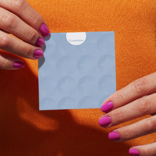 Dusty Blue Graphic Design Personalized Post-it Notes