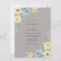 Dusty Blue Heavenly Spring Wedding
