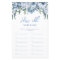 Dusty Blue How Old Were They Bridal Shower Game
