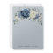 Dusty Blue Ivory Spring Floral Elegant Wedding