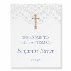 Dusty Blue Lace | Baptism Welcome