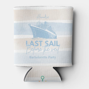 Dusty Blue Last Sail Before The Veil Bachelorette  Can Cooler