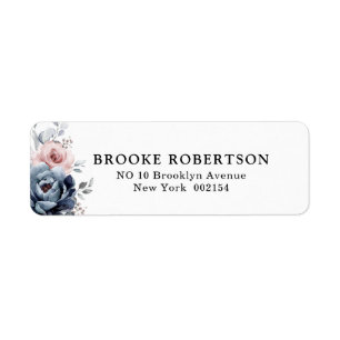 Dusty Blue Mauve Rose rose ardoise Mariage floral