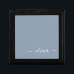 Dusty Blue Minimalist Modern Monogram Elegant Gift Box<br><div class="desc">Introducing our Dusty Blue Minimalist Modern Monogram Elegant Collection: Elevate your style with understated sophistication and timeless charm. Our collection features minimalist designs in a soothing dusty blue hue, enhanced with elegant monograms tailored to your personal taste. From refined stationery to versatile accessories, each piece in our collection is meticulously...</div>