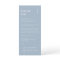 Dusty Blue Monogram Wedding Thank You Place Card