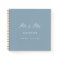 Dusty Blue Mr. & Mrs Photo Wedding Guest Book