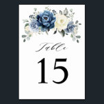 Dusty Blue Navy Champagne Ivory Floral Wedding Table Number<br><div class="desc">Dusty blue floral wedding table numbers featuring elegant bouquet of navy blue, royal blue , white , gold, champagne ivory, blush colour rose , ranunculus flower buds and sage green eucalyptus leaves and elegant watercolor bouquet. Please contact me for any help in customization or if you need any other product...</div>