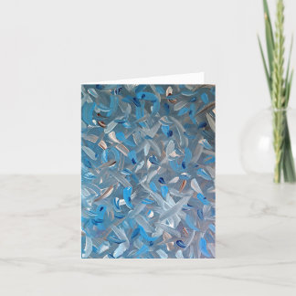 Dusty Blue Note Card