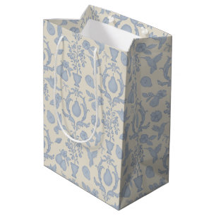 Dusty Blue Perfect Pear Bridal Shower Gift Bag