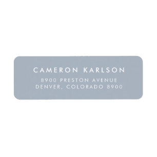 Dusty Blue Simple San Serif Typography