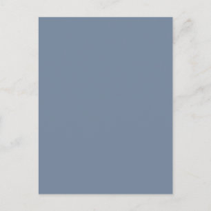 Dusty Blue Slate Grey Grey Solid Colour Background Postcard