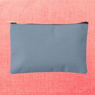 Dusty Blue Solid Colour Accessory Pouch