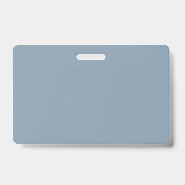 Dusty Blue Solid Colour Badge (Front)