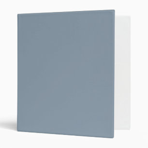 Dusty Blue Solid Colour Binder