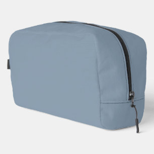 Dusty Blue Solid Colour Dopp Kit