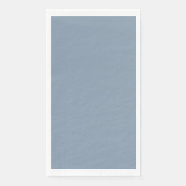 Dusty Blue Solid Colour Napkin (Front)