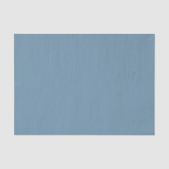 Dusty Blue Solid Colour Tissue Paper (Front)