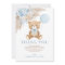 Dusty Blue Teddy Bear Balloon Boy Baby Shower