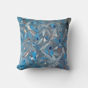 Dusty Blue Throw Pillow
