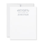 Dusty Blue Wedding Invitation