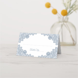 Dusty Blue Wedding Place Card