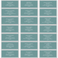Dusty Boho | Étiquettes de adresse invités verts