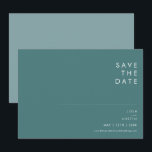 Dusty Boho | Green & Blue Horizontal Save The Date<br><div class="desc">This Dusty Boho | Green & Blue Horizontal Save the Date is perfect for your colourful rustic boho wedding. Its simple, unique modern design, accompanied by its dusty blue and teal green colour palette, gives this product a classic, simplistic, chic bohemian vibe. Keep it as is, or choose to personalize...</div>