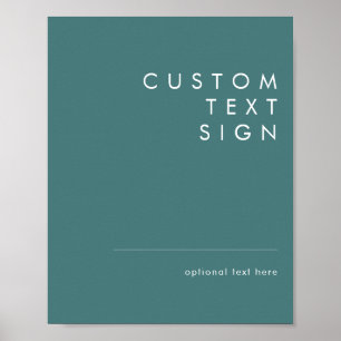 Dusty Boho   Green Cards and Gifts Custom Sign