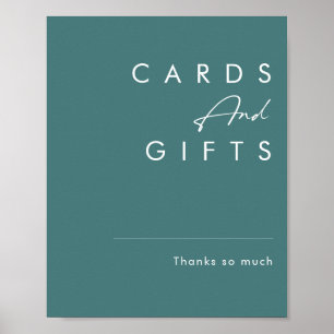 Dusty Boho   Green Cards and Gifts Sign