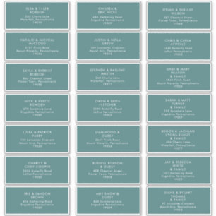 Dusty Boho Green Guest Address Labels