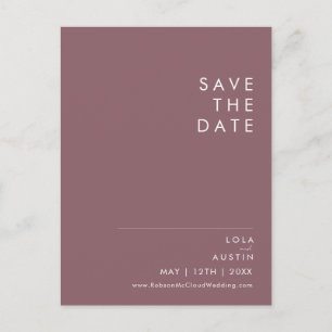 Dusty Boho   Purple Enregistrer La Carte Postale D