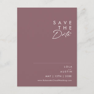 Dusty Boho   Purple Enregistrer La Carte Postale D