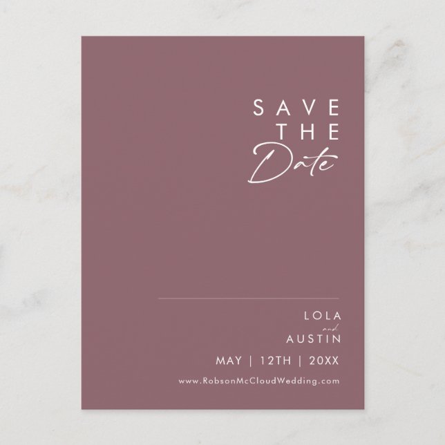 Dusty Boho | Purple Enregistrer La Carte Postale D (Devant)