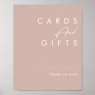 Dusty Boho   Rose Cards and Gifts Sign