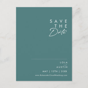 Dusty Boho Vert Carte de Relance