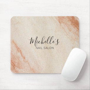 Dusty brown powder chic mouse pad